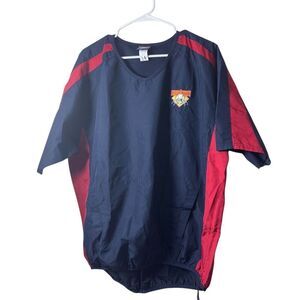 Cooperstown Dreams Park Men's Blue Pullover Windbreaker Jacket Size Large